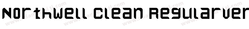 Northwell Clean RegularVersion字体转换